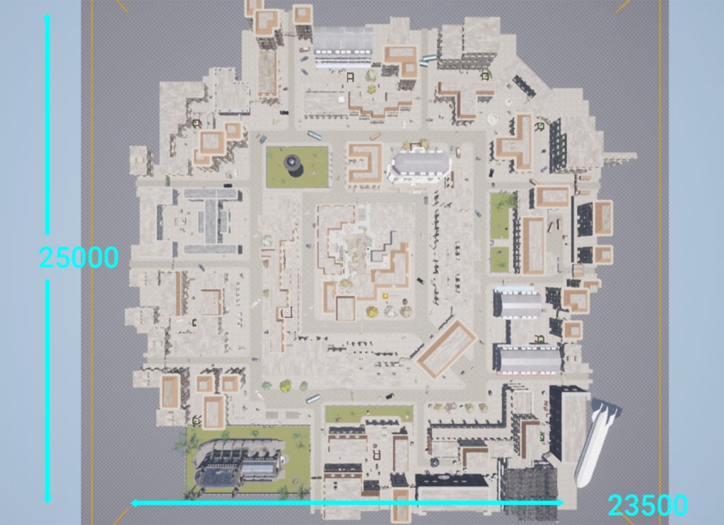 Two city maps - Target City